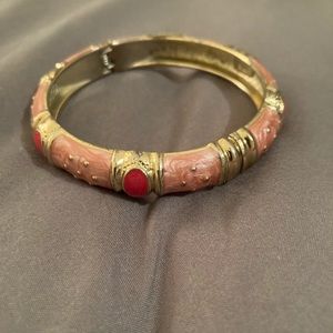 JTF hinged bangle bracelet